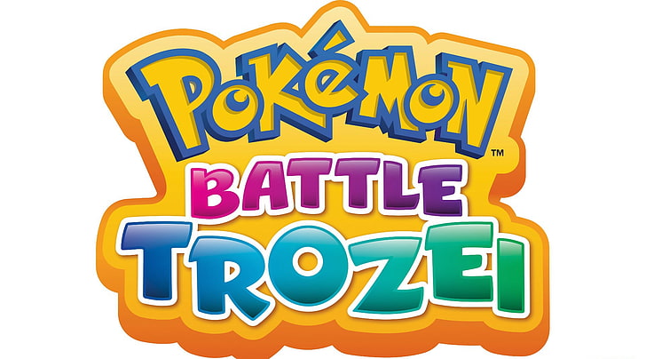 Pokemon Battle Trozei logo, themed puzzle video game, march, 2014, HD wallpaper