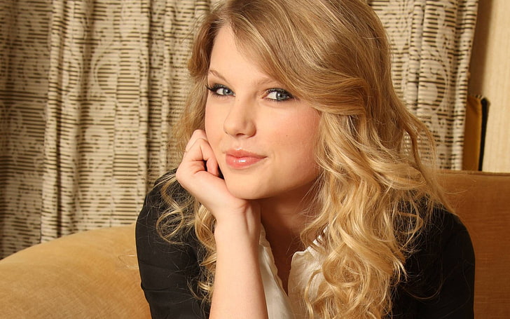 Taylor Swift, singer, celebrity, women, hair, one person, portrait, HD wallpaper