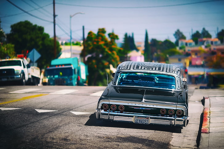street, Chevrolet, lowrider, Impala SS, Los Angeles
