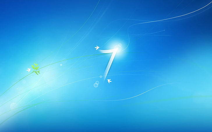 Hãy chiêm ngưỡng hình ảnh nền tuyệt đẹp của Windows 7 với màu xanh nhẹ nhàng, giúp cho màn hình máy tính của bạn trở nên tinh tế và sống động hơn bao giờ hết.