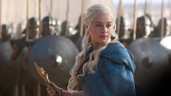 Daenerys Targaryen movie scene, Mother Of Dragons, Game of Thrones