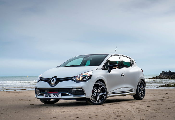 Renault, Renault Clio, Car, Compact Car, Vehicle, White Car, HD wallpaper