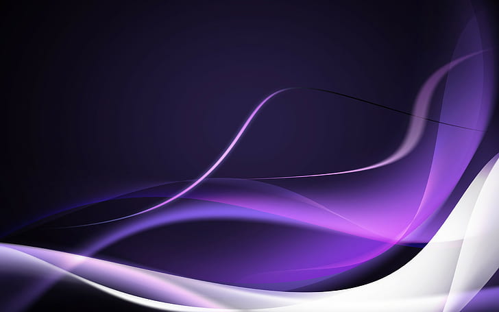 Abstract, Graphic Design, Purple, Wavy Lines