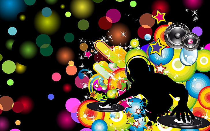 colorful music wallpapers hd