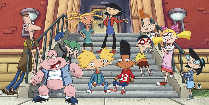 cartoon, school, children, Nickelodeon, Hey Arnold!