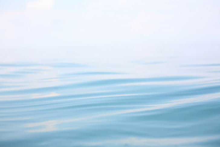 water, sea, calm, nature, HD wallpaper