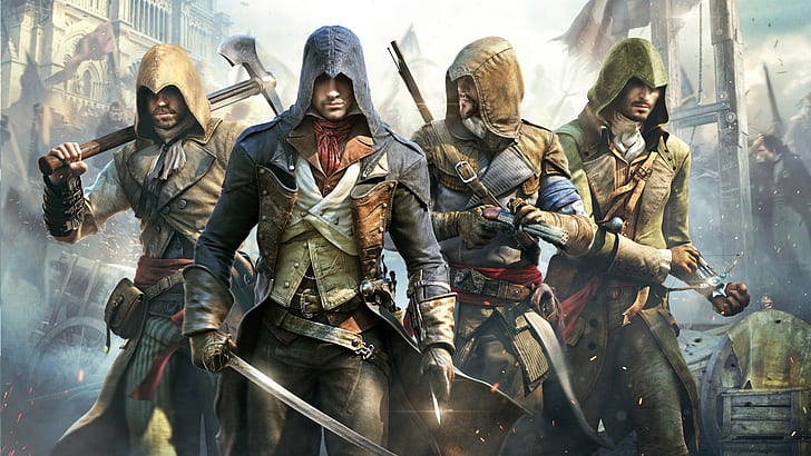 video games, Assassin's Creed, Assassin's Creed:  Unity, assassins, HD wallpaper