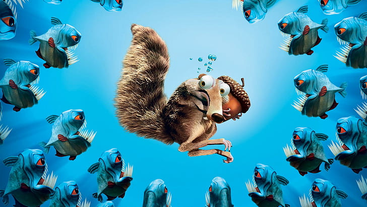 Scrat in Ice Age, movies
