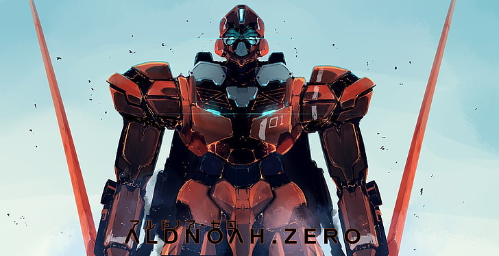 Aldnoah.Zero wallpaper, mech, robot, anime, futuristic, science fiction, HD wallpaper