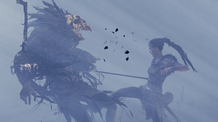 Nvidia Ansel, Hellblade: Senua's Sacrifice, nature, plant, winter, HD wallpaper