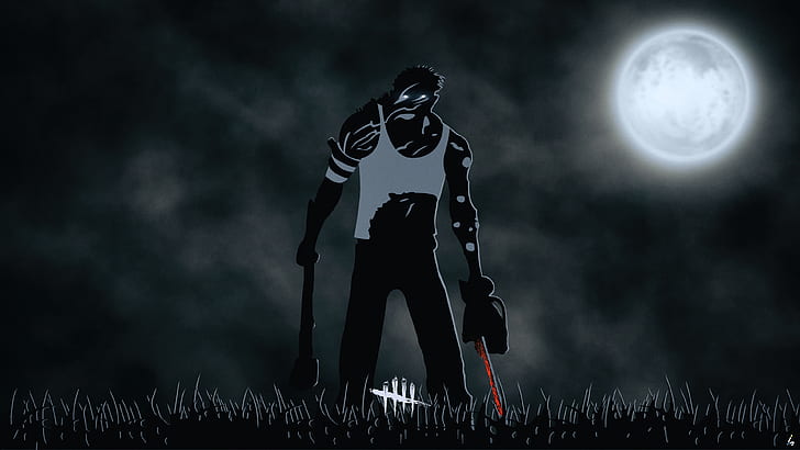 Dead by Daylight, minimalism, The Hillbilly, video games, games art