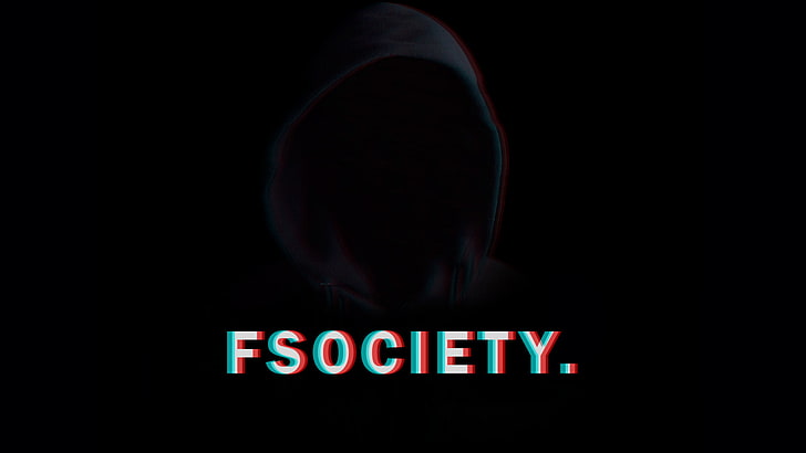 HD wallpaper: FSociety. text screenshot, Mr. Robot, black Color, backgrounds  | Wallpaper Flare