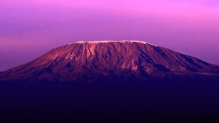 phenomenon, africa, purple sky, national park, kilimanjaro national park