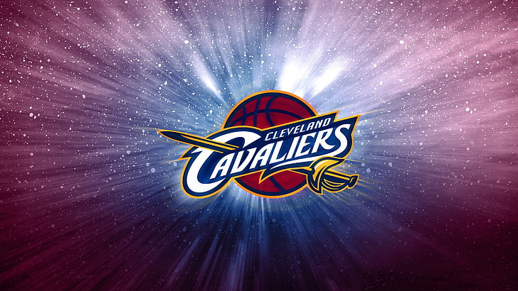 Cleveland Cavaliers logo, Basketball, Background, NBA, The Cavaliers, HD wallpaper