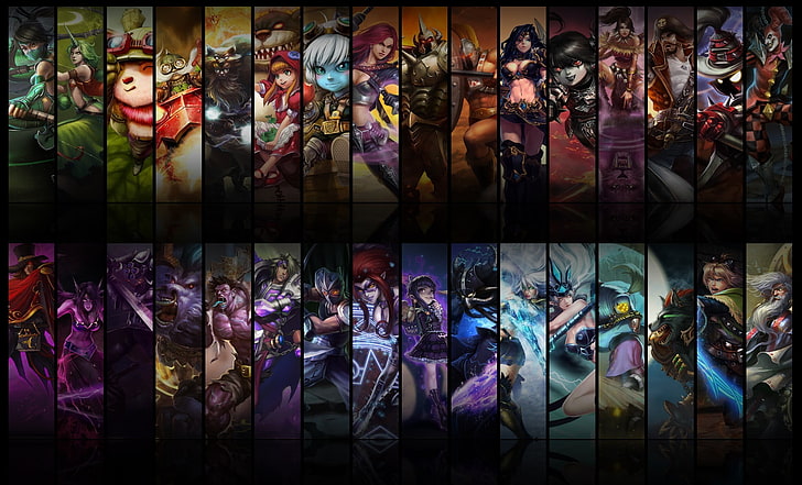 League of Legends character poster, janna, champions, poppy, master yi
