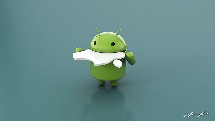 HD wallpaper: android, funny Logo | Wallpaper Flare