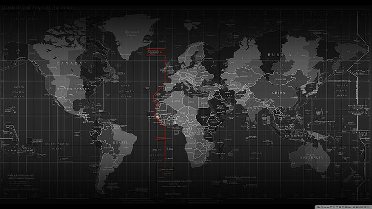 Hd Wallpaper Gray And Black World Map Cartography Vector Illustration Backgrounds Wallpaper Flare