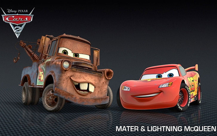 Cars, Cars 2, Lightning McQueen, Mater (Cars), transportation