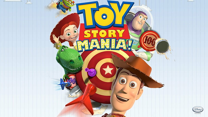 Toy Story, Toy Story Mania!, Buzz Lightyear, Rex (Toy Story)