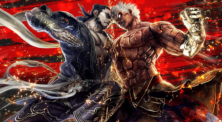 Asuras Wrath - Asura vs Yasha, game characters wallpapers, Games, HD wallpaper
