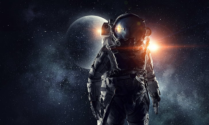 Sci Fi, Astronaut, HD wallpaper