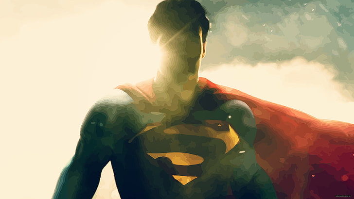 DC Comics, Superman, Superheroes, 4K, HD wallpaper