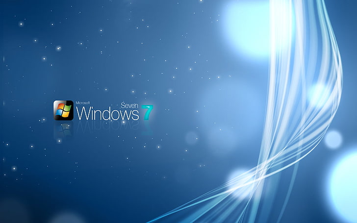 Microsoft Windows, Windows 7, communication, blue, sign, no people, HD wallpaper