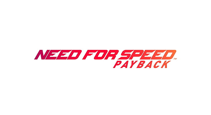 Need For Speed Payback Logo, Games, western script, red, text