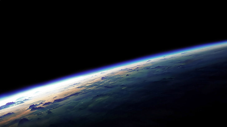 orbit photo, space, Earth, atmosphere, planet earth, planet - space, HD wallpaper