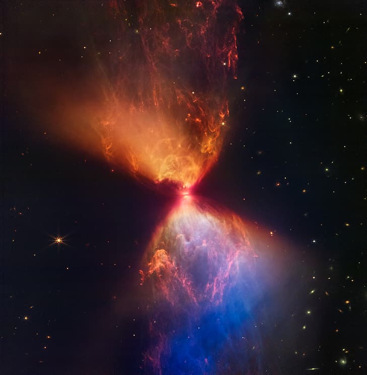 James Webb Space Telescope, stars, galaxy, L1527 IRS, Protostar, HD wallpaper