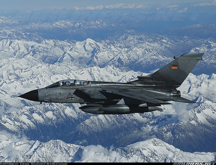 Panavia Tornado, airplane, aircraft, sky, jet fighter, Bundeswehr, HD wallpaper