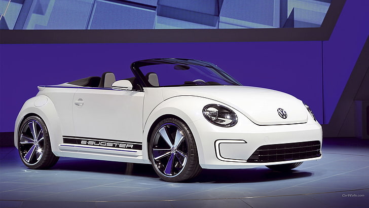 VW E-Bugster, Volkswagen, car, mode of transportation, motor vehicle, HD wallpaper