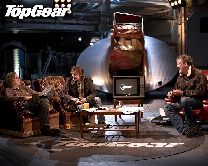 black and brown wooden table decor, Top Gear, Jeremy Clarkson, HD wallpaper