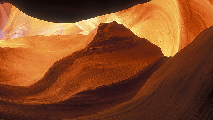Antelope Canyon, Arizona, natural light, rock formation, nature, HD wallpaper