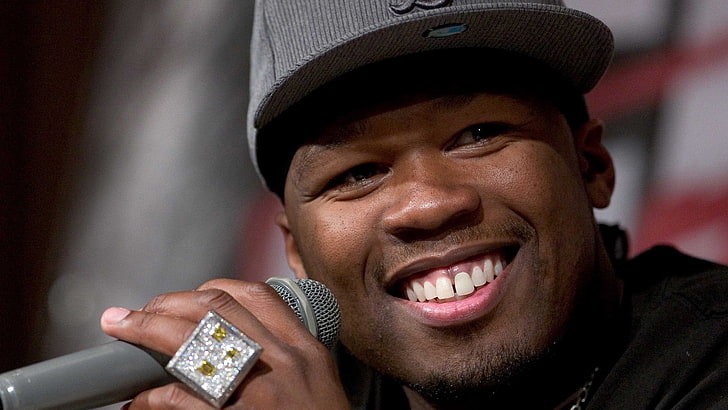 50 Cent, singer, rap, men, people, smiling, one Person, males, HD wallpaper