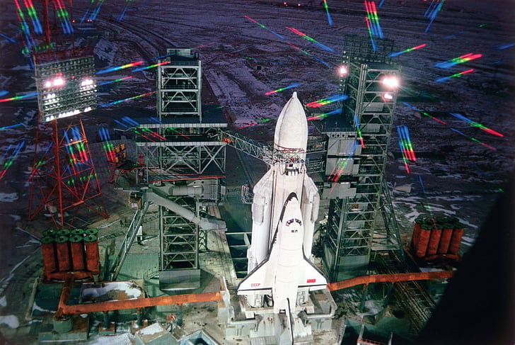 base, baykunur, buran, cccp, launch, russian, shuttle, soviet, HD wallpaper