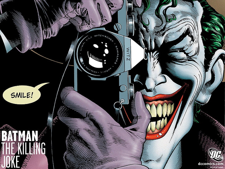 Batman The Killing Joke Joker digital wallpaper, Batman: The Killing Joke
