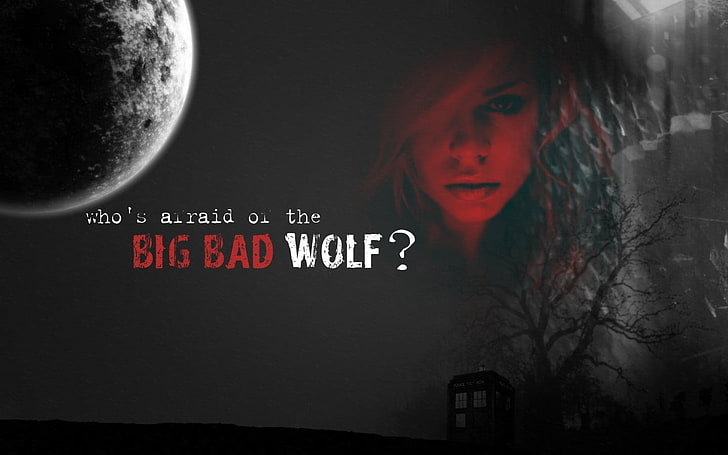 Big Bad Wolf wallpaper, Doctor Who, TARDIS, Rose Tyler, Billie Piper, HD wallpaper