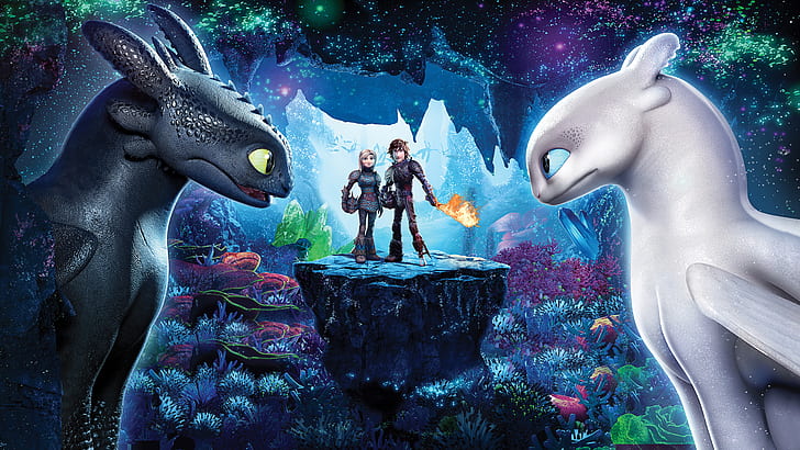 how to train your dragon 3 the hidden world 4k 8k wallpaper preview