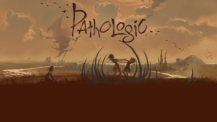 pathologic plague video games brown dystopian plague doctors death apocalyptic, HD wallpaper