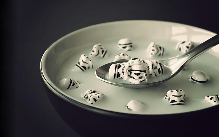 1920x1200 px Cereal Memes Milk Bath Star Wars stormtrooper Space Moons HD Art