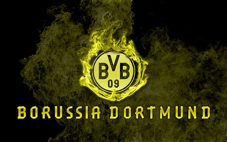 sport, logo, football, Borussia Dortmund, HD wallpaper