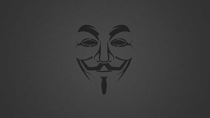 HD wallpaper: Guy Fawkes Mask illustration, Minimalism, Background,  Anonymous | Wallpaper Flare