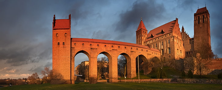 Kwidzyn, castle, Poland, architecture, built structure, building exterior, HD wallpaper