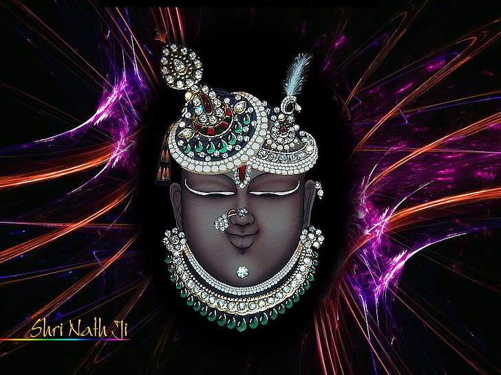 Shreenathji Texture Painting Print Photo Without Frame (20 X 28 Inches)  Fine Art Print - Religious posters in India - Buy art, film, design, movie,  music, nature and educational paintings/wallpapers at Flipkart.com