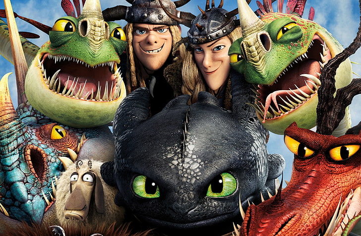 How to Train Your Dragon 2 Dragons, How to Train Your Dragon digital wallpaper, HD wallpaper