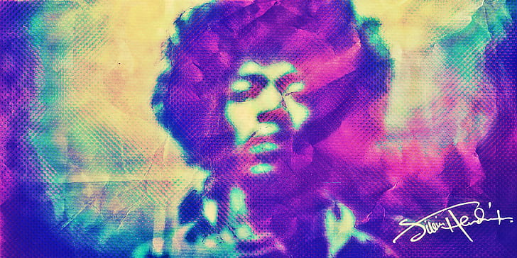 Singers, Jimi Hendrix, Hippie, Psychedelic, Trippy, HD wallpaper