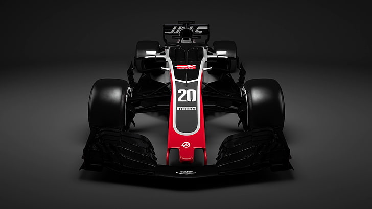 formula one car, f1, racing, motorsport, haas, 2018, race car, HD wallpaper