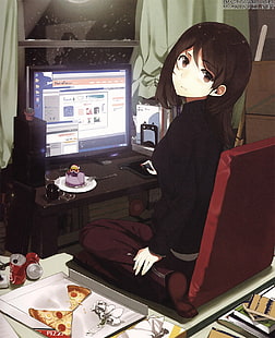 Gamer pc anime girl Anime High