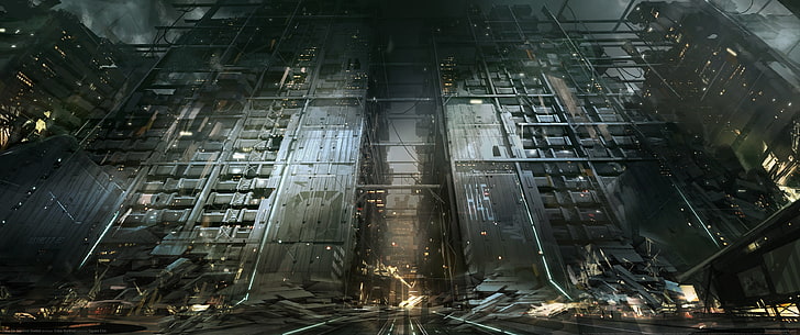 Hd Wallpaper Video Games Ultrawide Ultra Wide Deus Ex Mankind Divided Wallpaper Flare